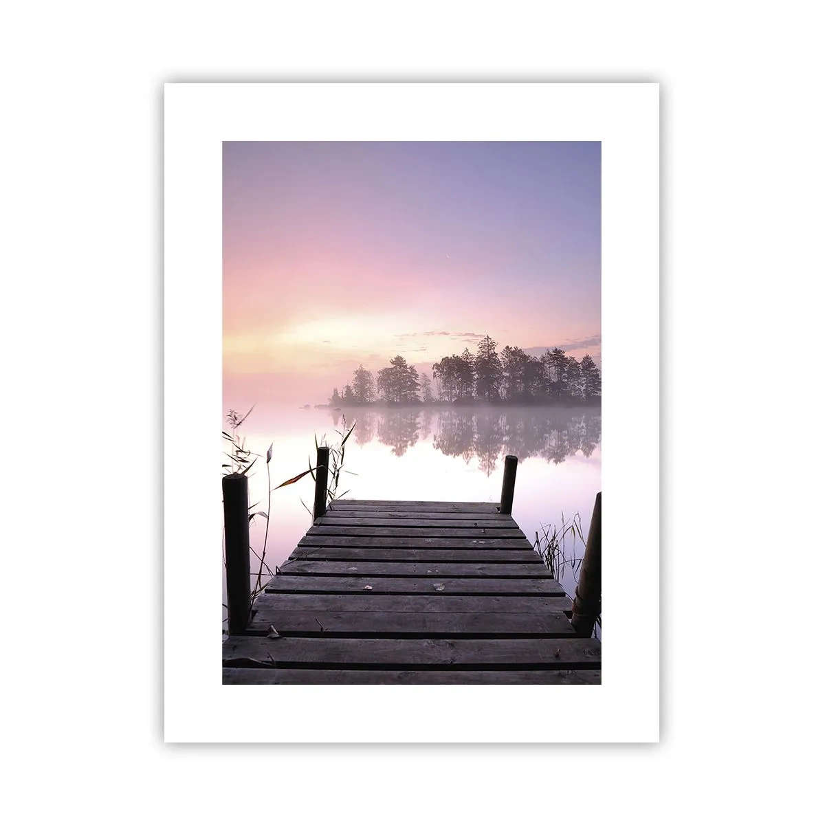 Poster - Din ceața de liliac... - 30x40 cm