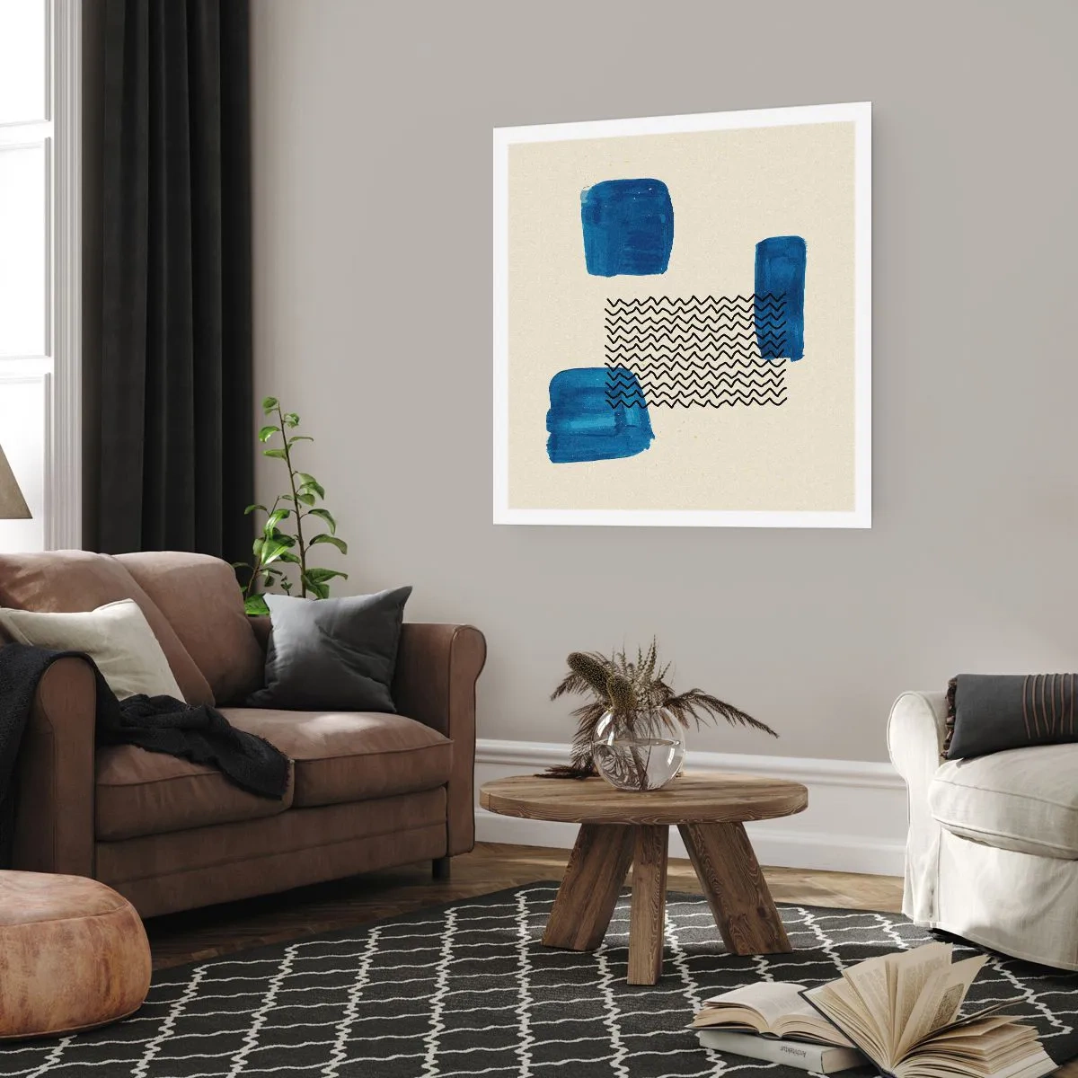 Poster - Cvartet abstract - 60x60 cm