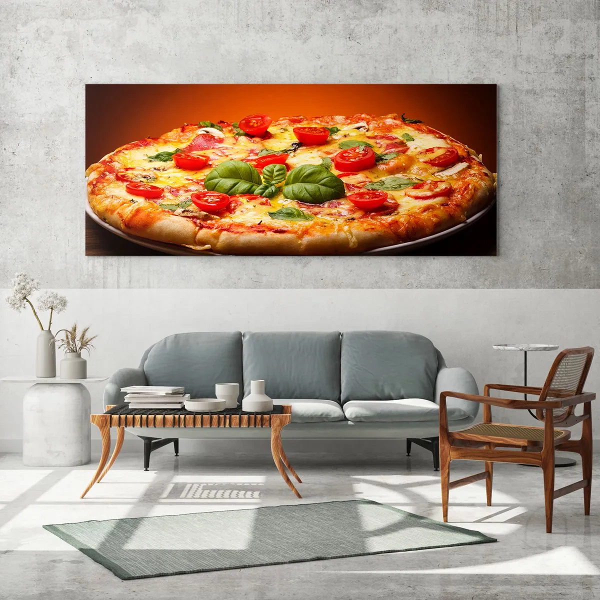 Tablou pe sticlă - Mamma mia! - 90x30 cm