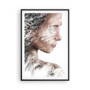 Poster în ramă neagră - Spiritul pădurii - 61x91 cm