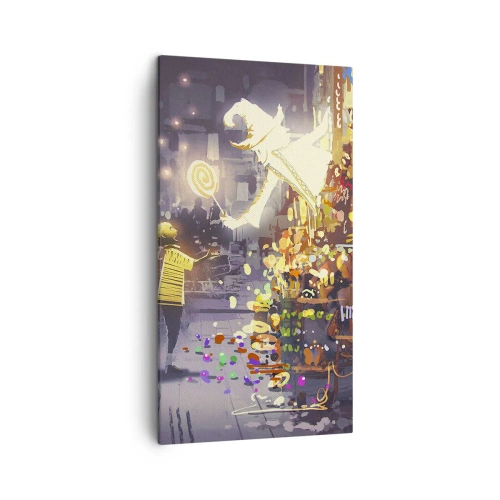 Tablou pe pânză - Vrăjitoria există - 45x80 cm