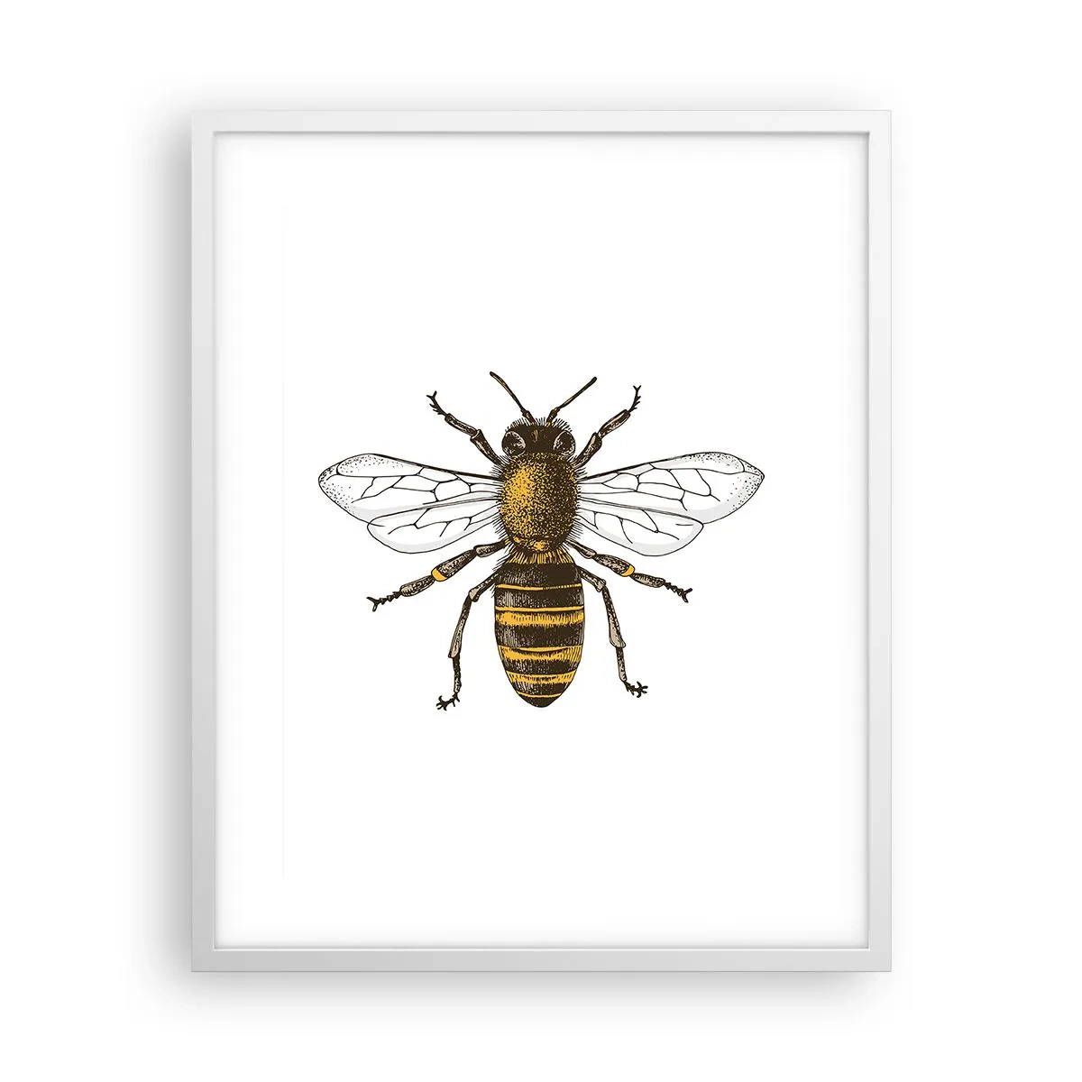 Poster în ramă albă - Frumoasă și bună - 40x50 cm