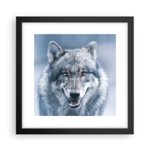 Poster în ramă neagră - Accepți provocarea? - 30x30 cm