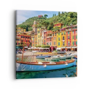 Tablou pe pânză - O dimineață italiană - 40x40 cm