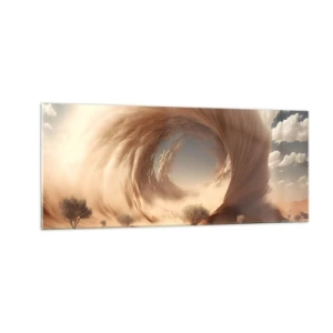 Tablou pe sticlă - Portal deschis - 100x40 cm