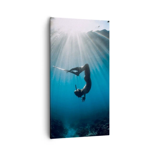 Tablou pe pânză - Dans subacvatic - 55x100 cm
