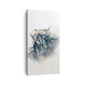 Tablou pe pânză - Ascultând șoapta copacului - 55x100 cm