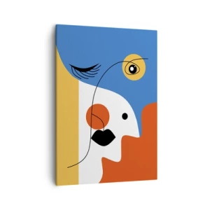 Tablou pe pânză - Portret deconstruit - 50x70 cm