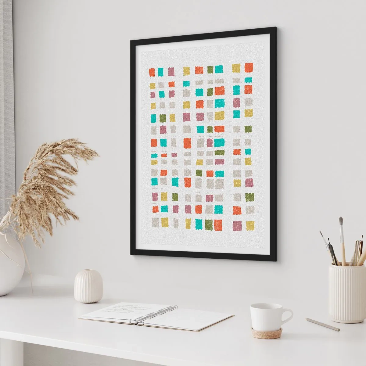 Poster în ramă neagră - Joc necunoscut - 70x100 cm