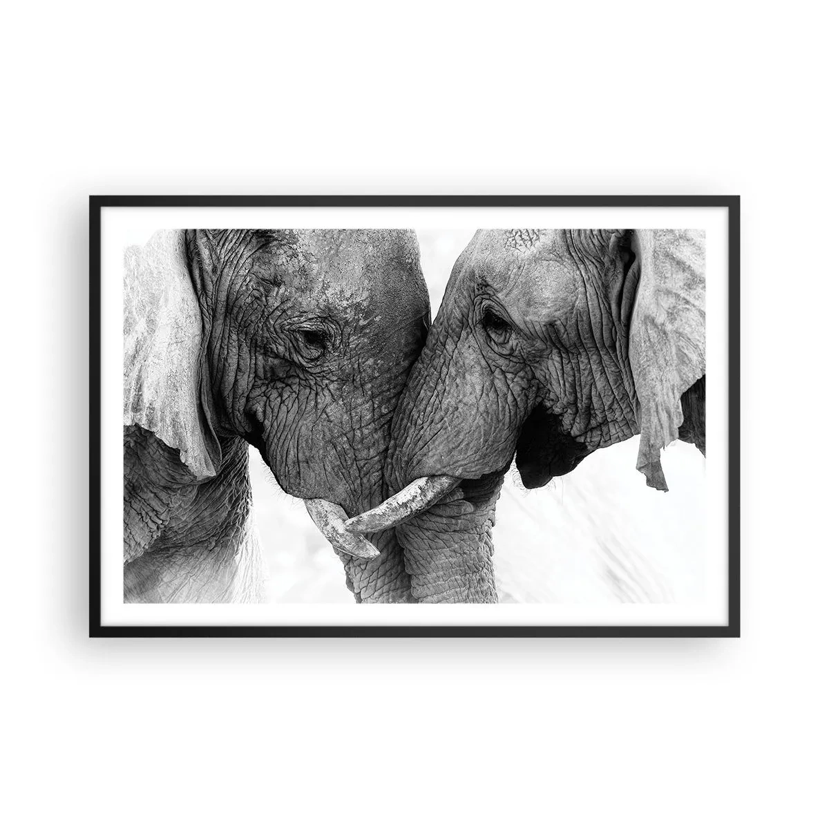Poster în ramă neagră - Mărturisire din inimă - 91x61 cm