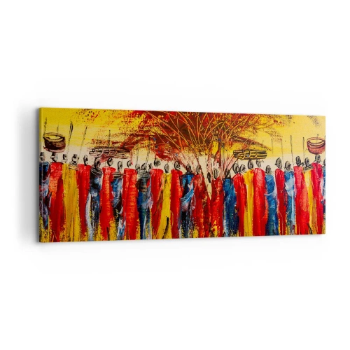 Tablou pe pânză - Acolo, acolo, acolo, acolo se duc - 100x40 cm