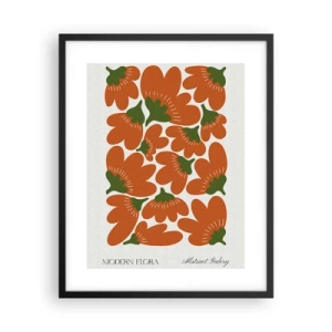 Poster în ramă neagră - Din viața unei flori - 40x50 cm