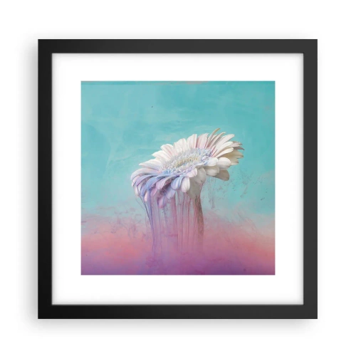 Poster în ramă neagră - Viața de după flori - 30x30 cm