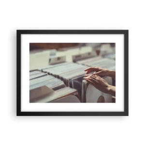 Poster în ramă neagră - În căutarea emoției - 40x30 cm