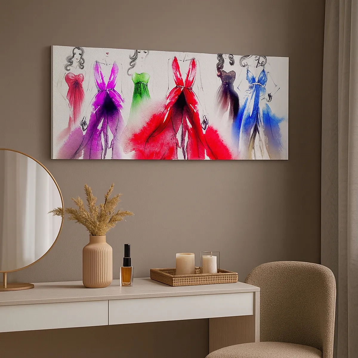 Tablou pe pânză - Chef de ținute - 30x30 cm