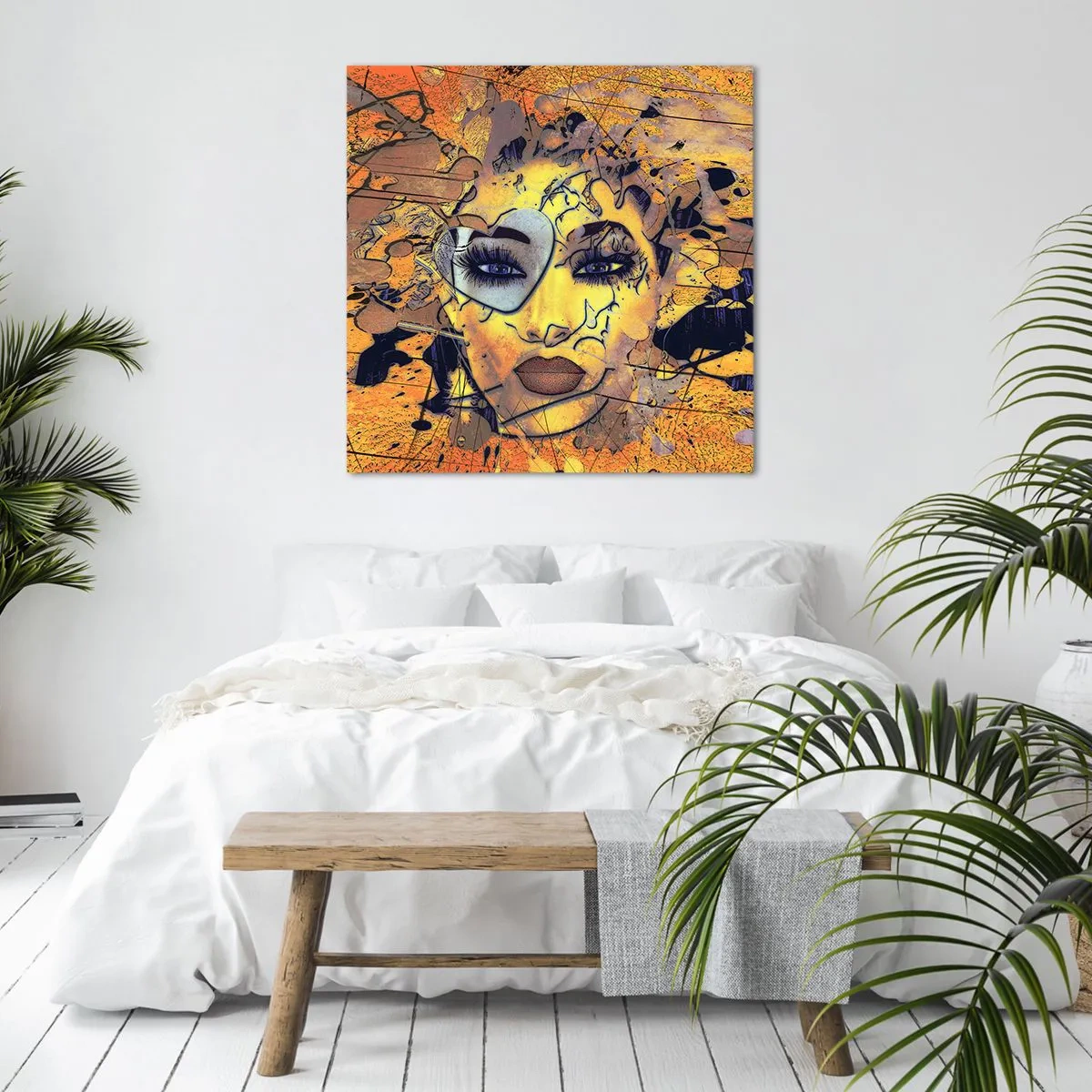 Tablou pe pânză - Frumusețe însorită - 30x30 cm