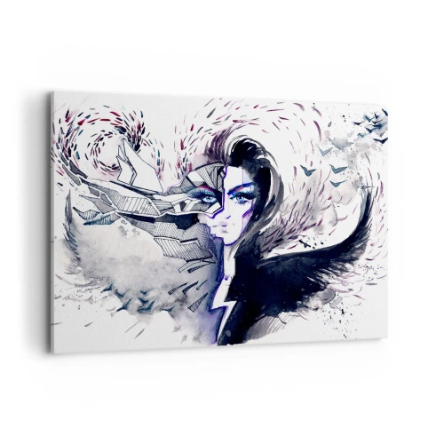 Tablou pe pânză - Demonică și frumoasă - 100x70 cm