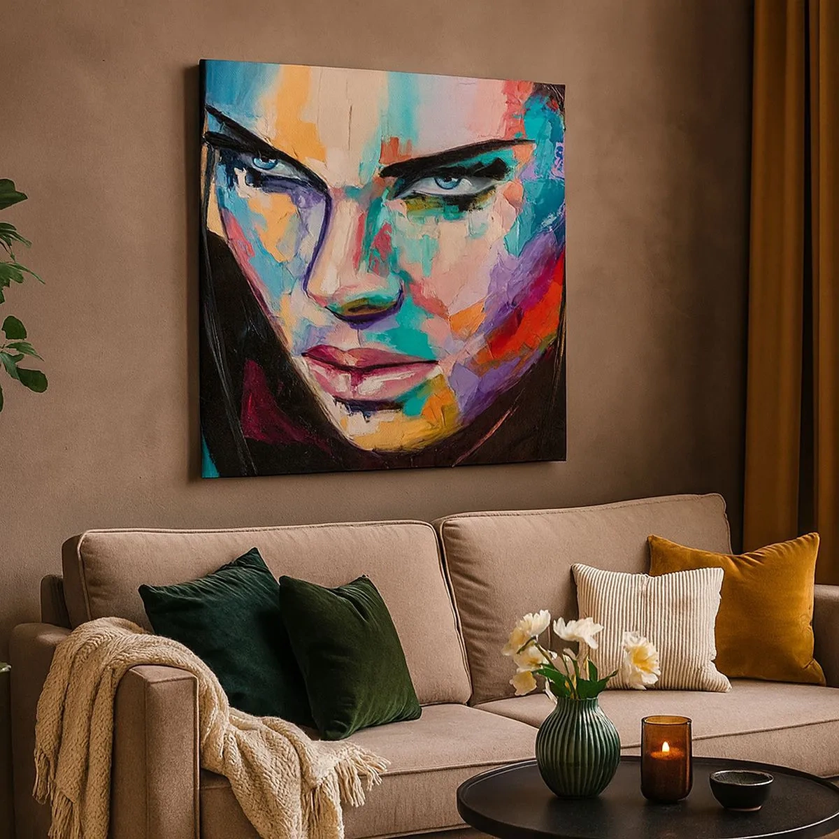 Tablou pe pânză - Sălbăticia inimii - 30x30 cm