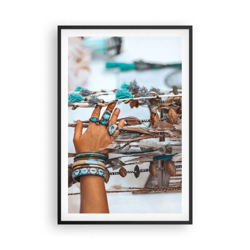 Poster în ramă neagră - Comori locale - 61x91 cm