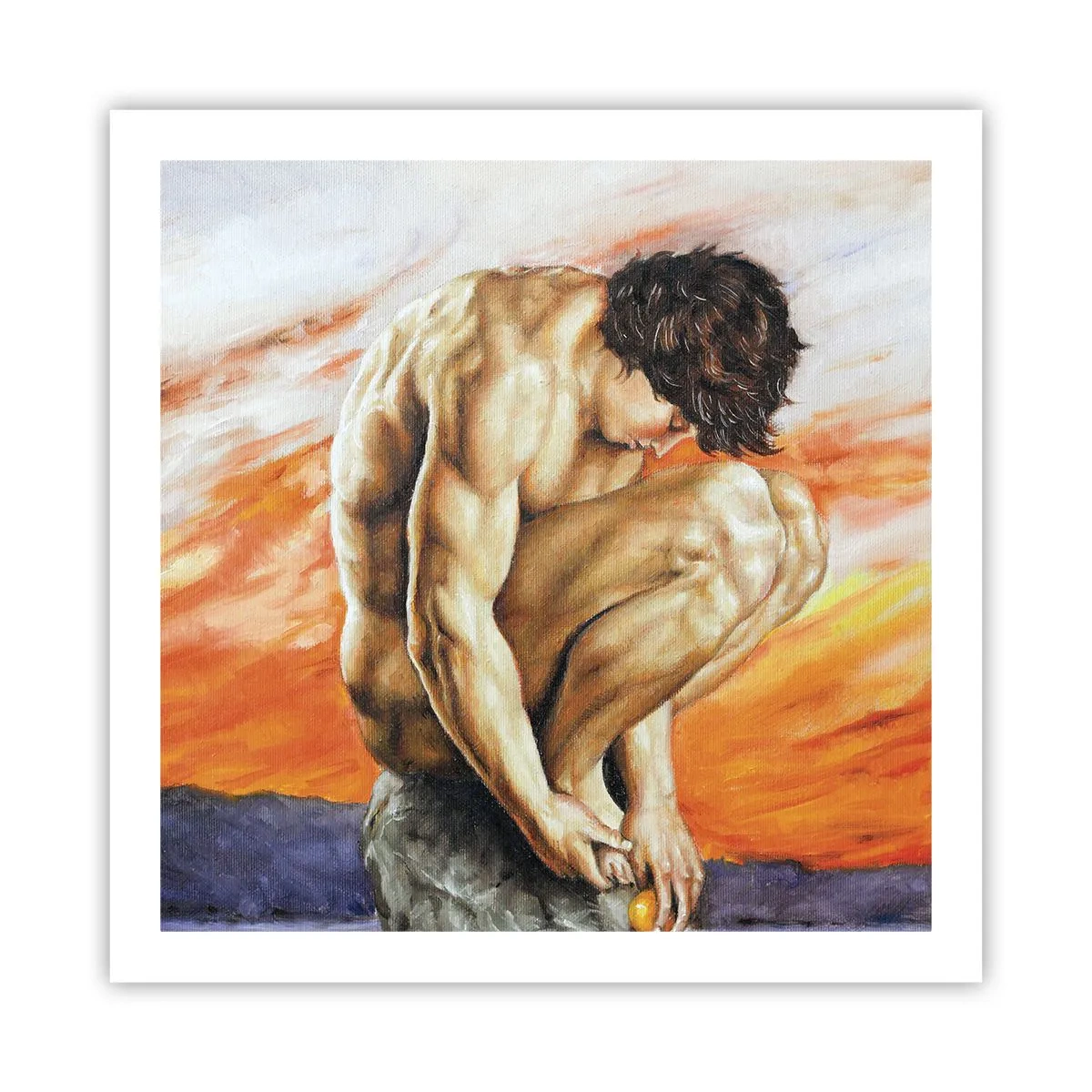 Poster - Ascultându-se pe sine - 60x60 cm