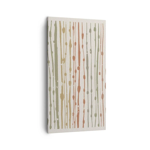 Tablou pe pânză - Notația culorilor muzicale - 45x80 cm