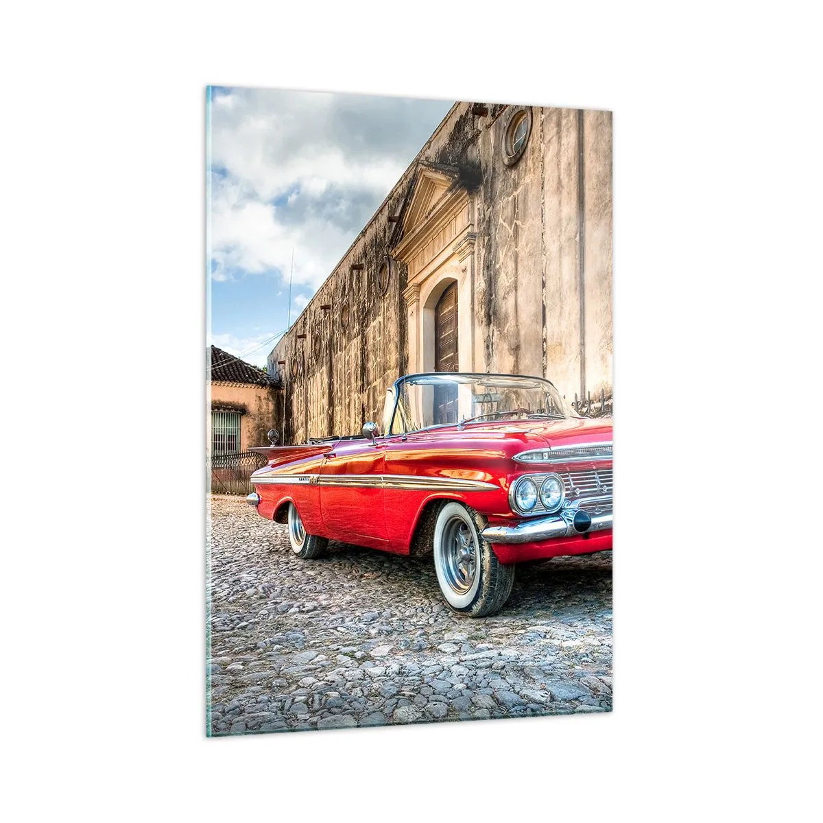 Tablou pe sticlă - Emoții cubaneze - 50x70 cm