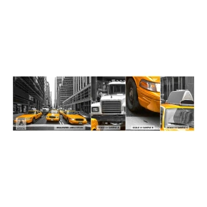 Mostră tapet autocolant Deluxe Sticker - Noi suntem cei care colorăm orașul - Oraș, New York, Arhitectură - 100x30 cm