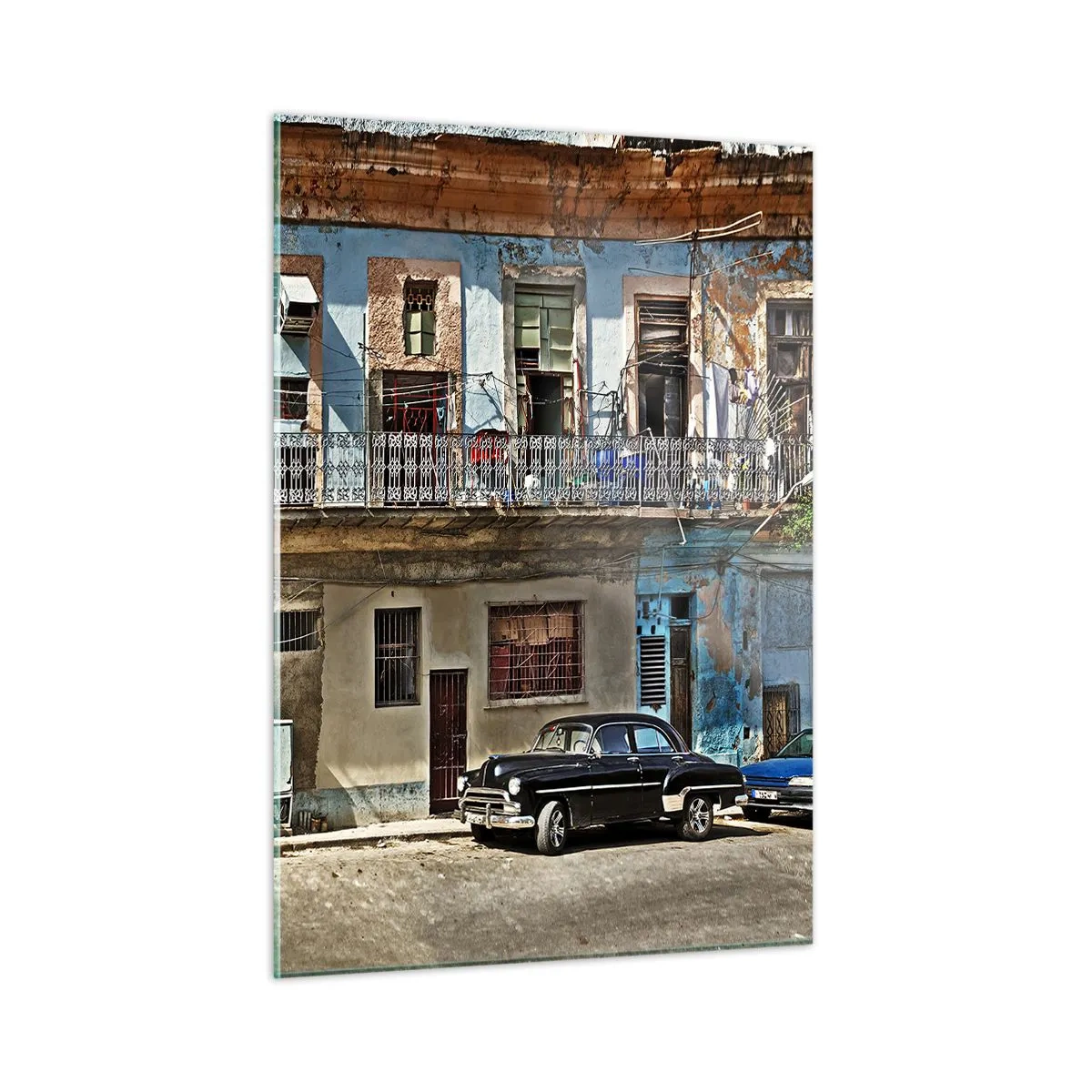 Tablou pe sticlă - Sentimente cubaneze - 50x70 cm
