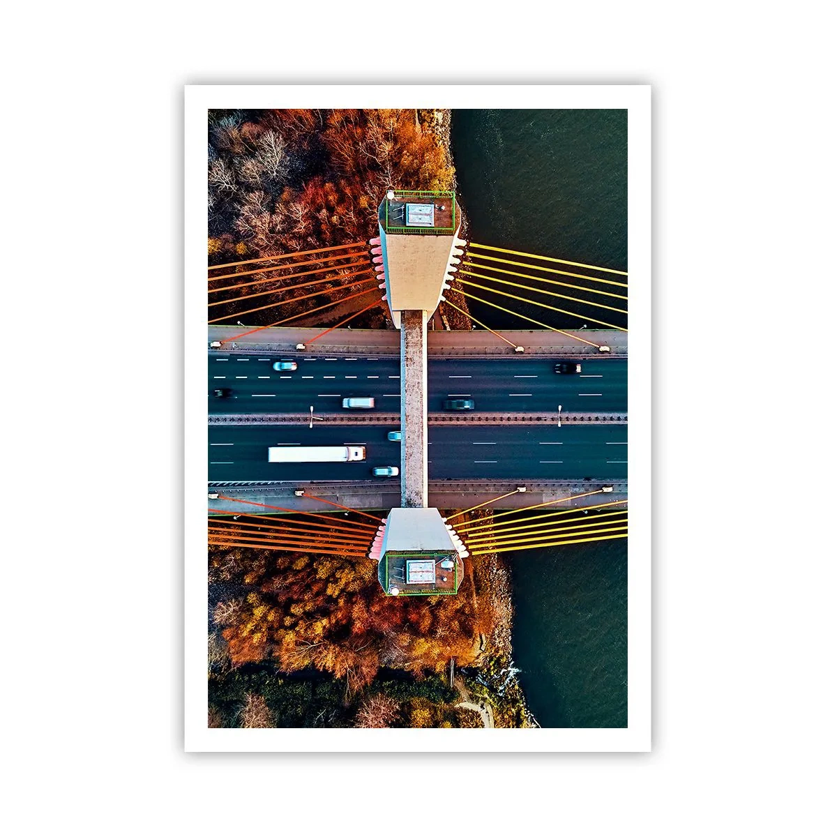 Poster - Din pădure spre apă - 70x100 cm