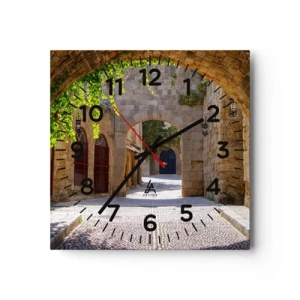 Ceas de perete - Ceas pe sticlă - Procesiunea e pe cale să apară - 30x30 cm