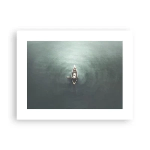 Poster - Peste lacul luminat de lună - 40x30 cm