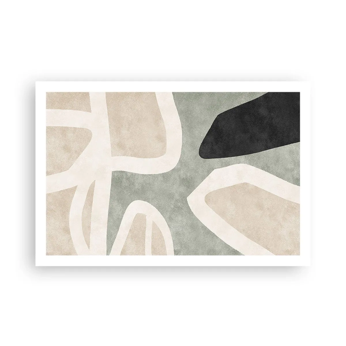 Poster - Compoziție cu motiv negru - 91x61 cm