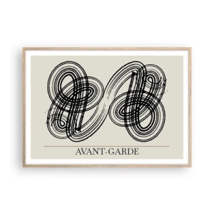 Poster în ramă de stejar deschis - A apărut spontan - 100x70 cm