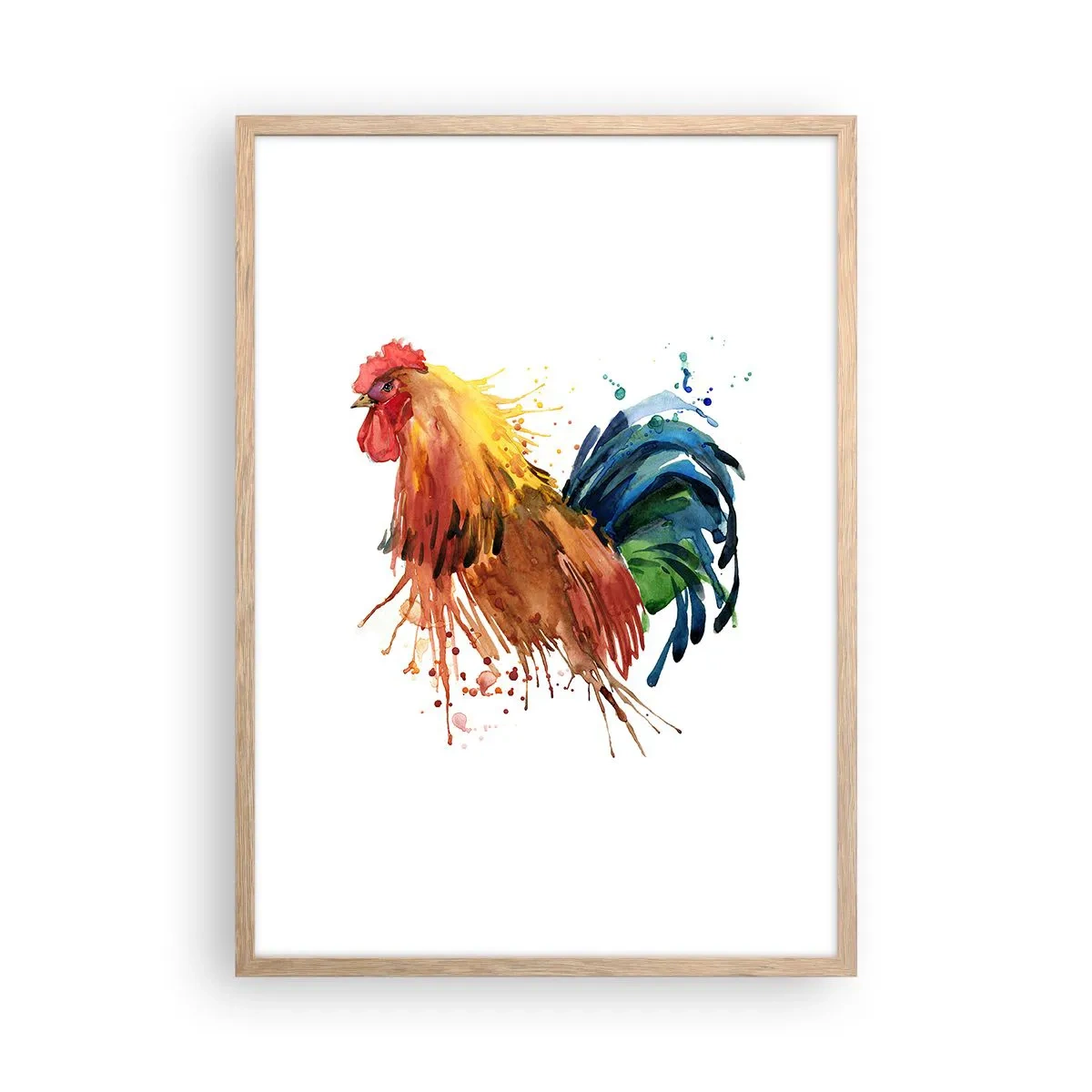 Poster în ramă de stejar deschis - Haina regală, mândria regală - 50x70 cm