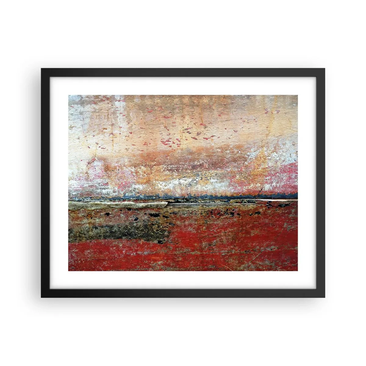 Poster în ramă neagră - Oare este marea? - 50x40 cm
