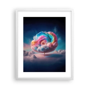 Poster în ramă albă - Visul unui parc de distracții - 40x50 cm