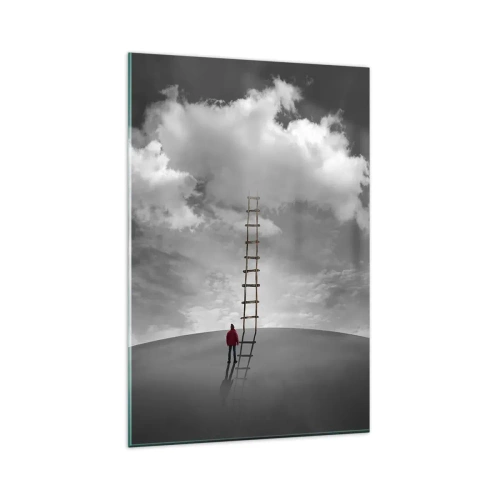 Tablou pe sticlă - Orice este posibil - 80x120 cm