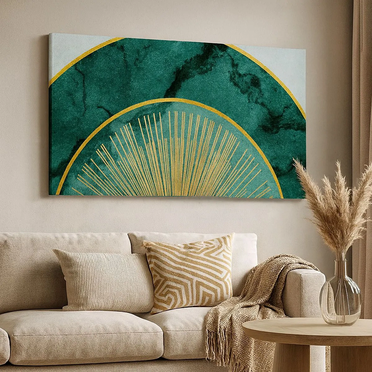 Tablou pe pânză - Un alt sistem solar - 100x40 cm