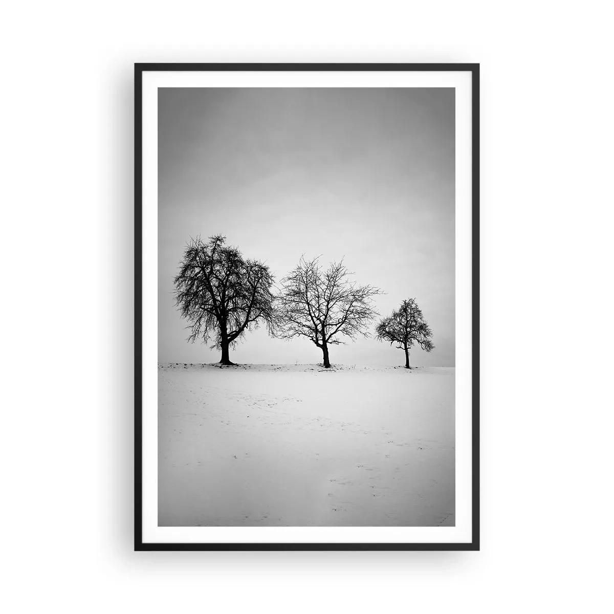 Poster în ramă neagră - La ce visează? - 70x100 cm