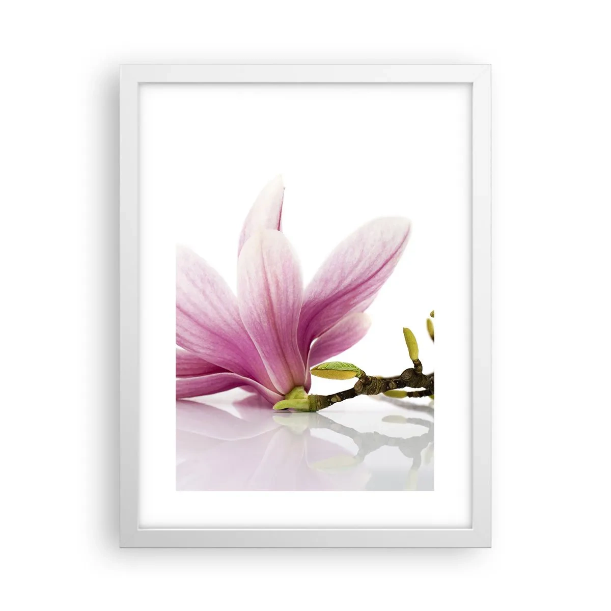 Poster în ramă albă - Delicate ca o adiere de primăvară - 30x40 cm