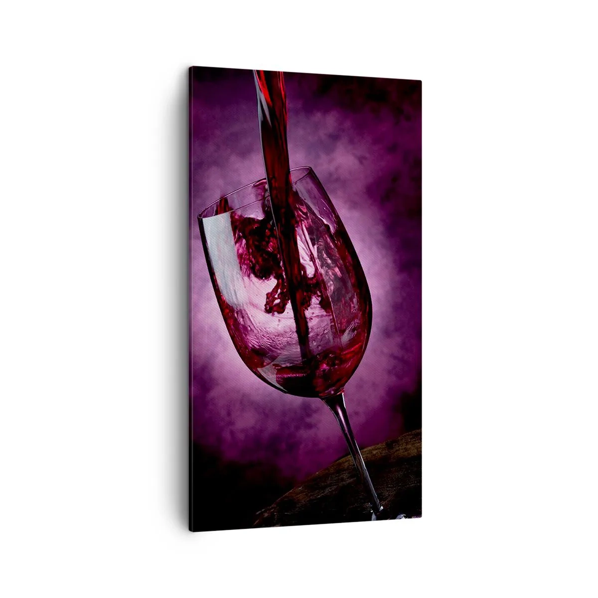 Tablou pe pânză - Stacojiu? Carmin? Nu, rubin. - 45x80 cm