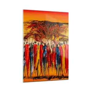 Tablou pe sticlă - Acolo, acolo, acolo, acolo se duc - 50x70 cm