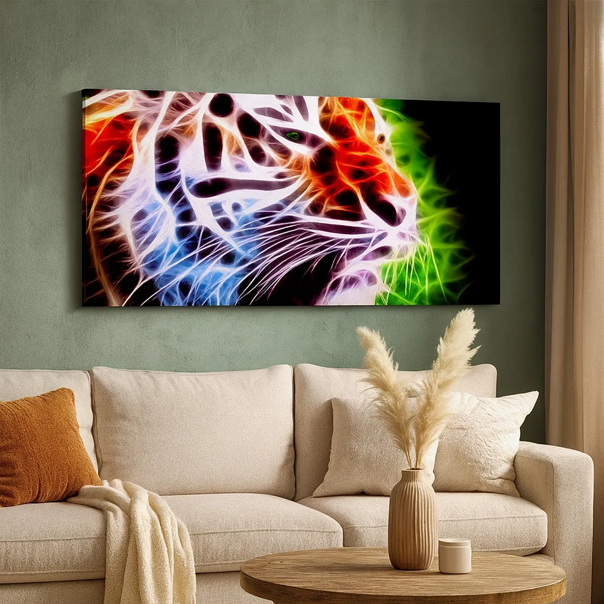 Tablou pe pânză - Aură amenințătoare - 30x30 cm