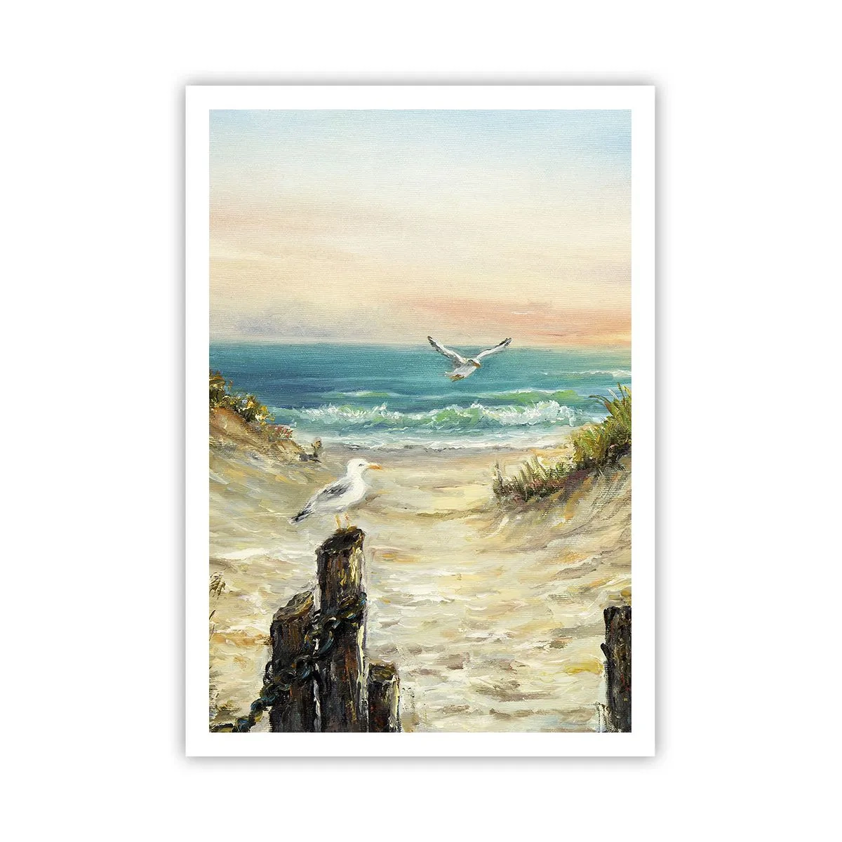 Poster - Retragere fără vânt - 70x100 cm