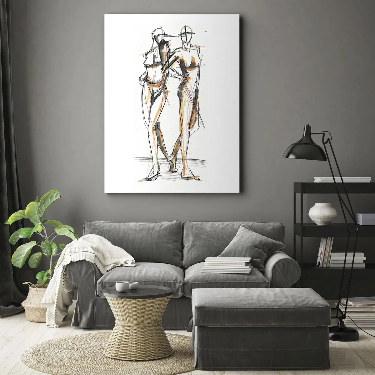 Tablou pe pânză - Un studiu de farmec - 50x70 cm