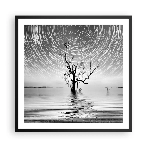 Poster în ramă neagră - O simfonie a naturii - 60x60 cm
