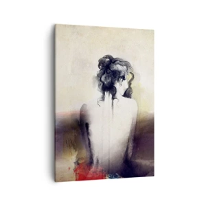 Tablou pe pânză - Linii moi, forme ovale - 50x70 cm