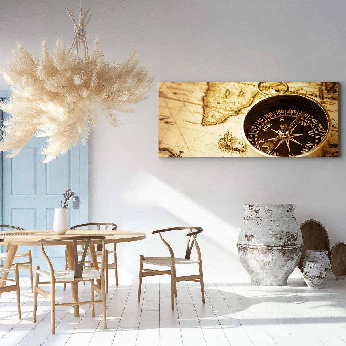 Tablou pe pânză - Est sau vest? - 100x40 cm