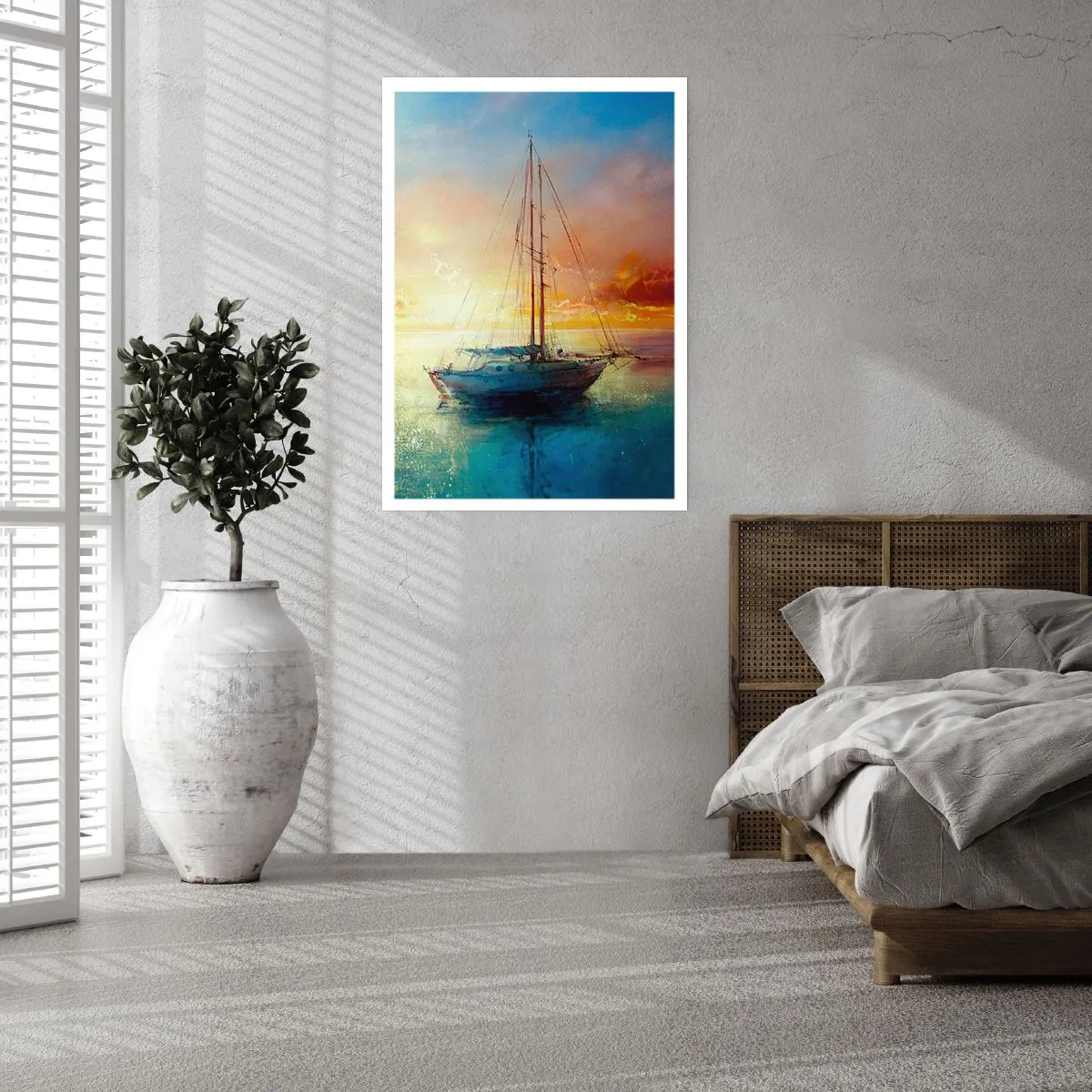 Poster - Într-un golf de aur - 40x50 cm