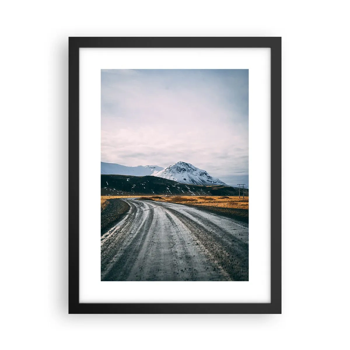 Poster în ramă neagră - În stilul islandez - 30x40 cm
